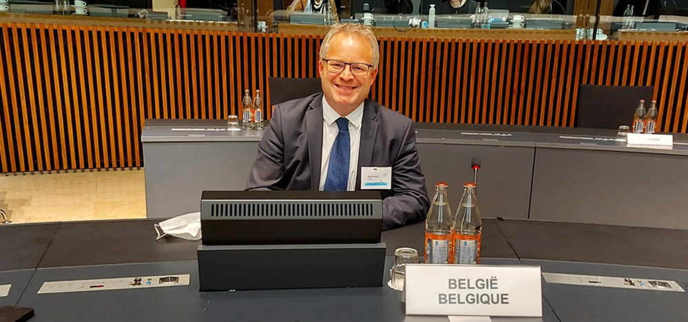 En séance de travail à Luxembourg au Conseil Environnement-Climat européen