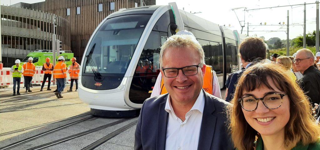 Premiers tours de roues pour le tram de Liège !